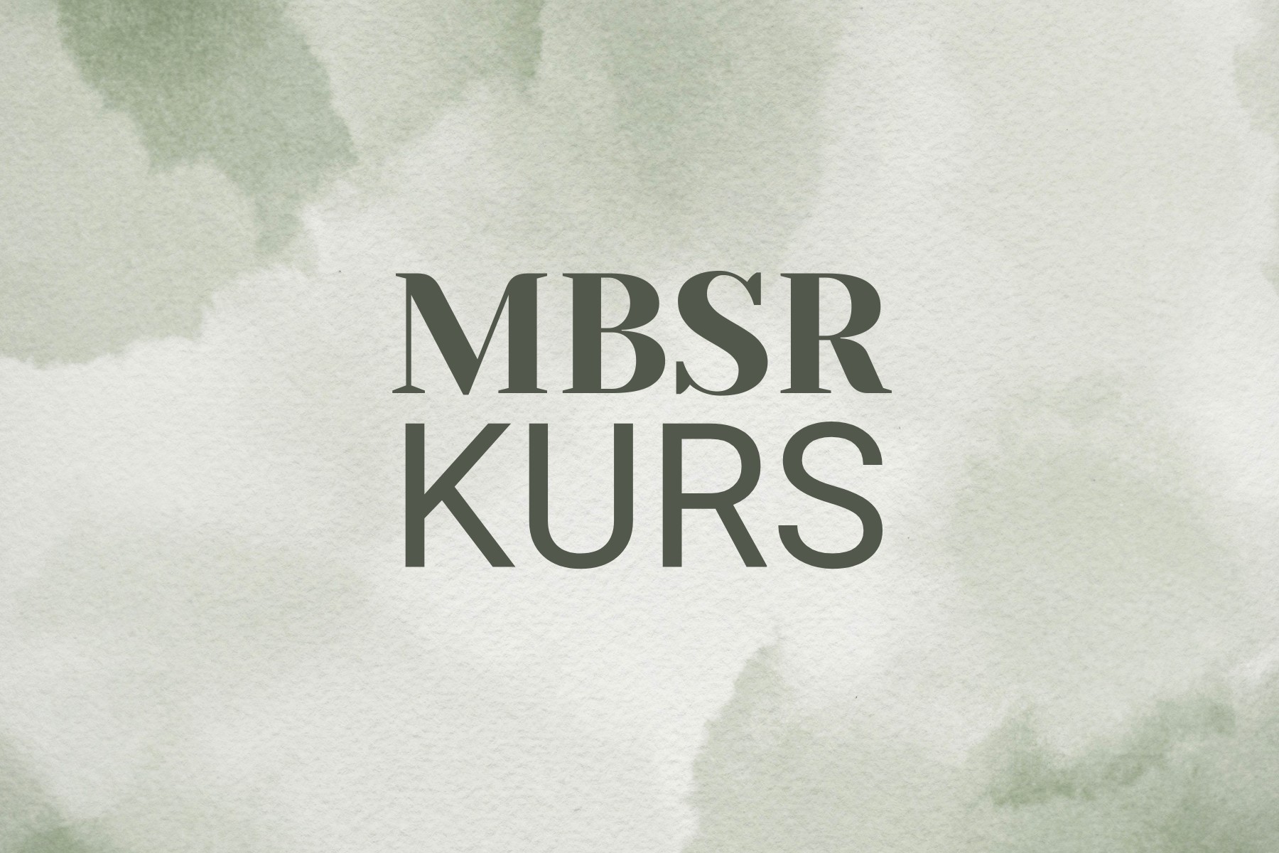 MBSR-Kurs