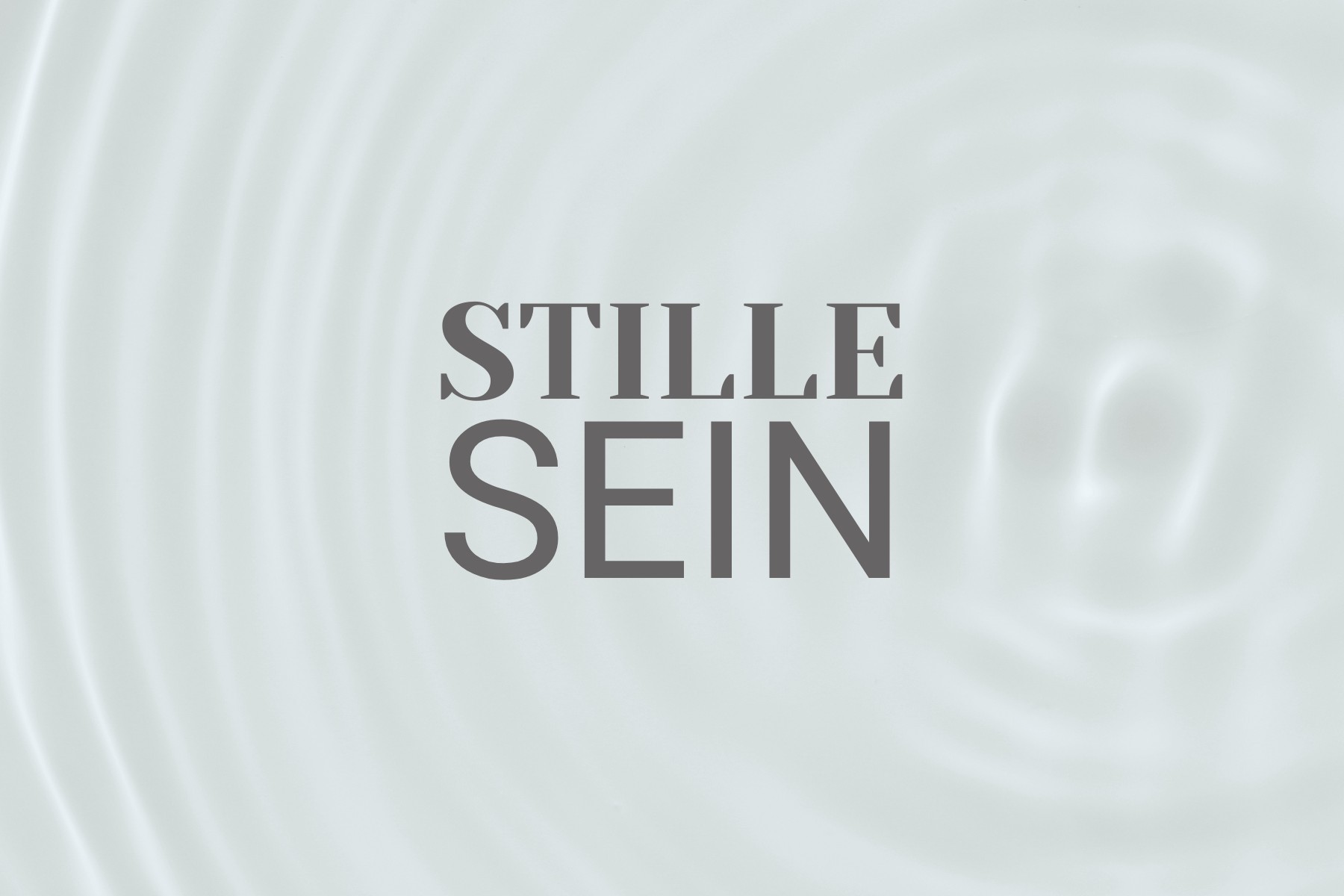 Sanfte Wasserringe
