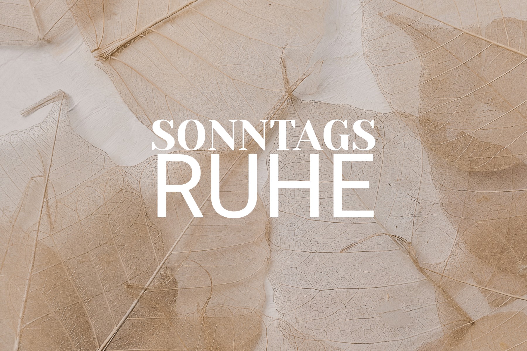 Sonntagsruhe